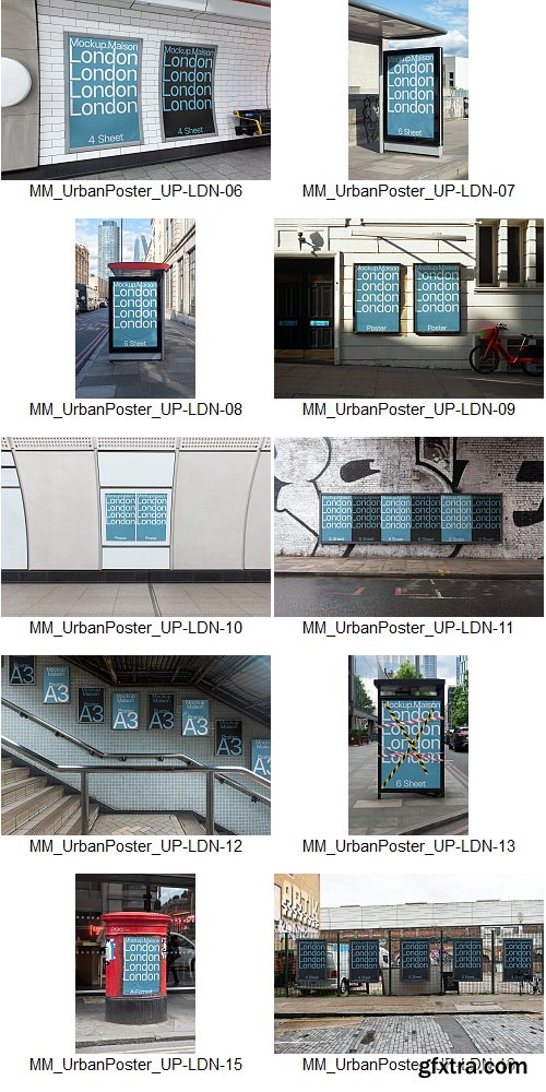 Mockup Maison - London Collection &ndash; 64 Mockups $260