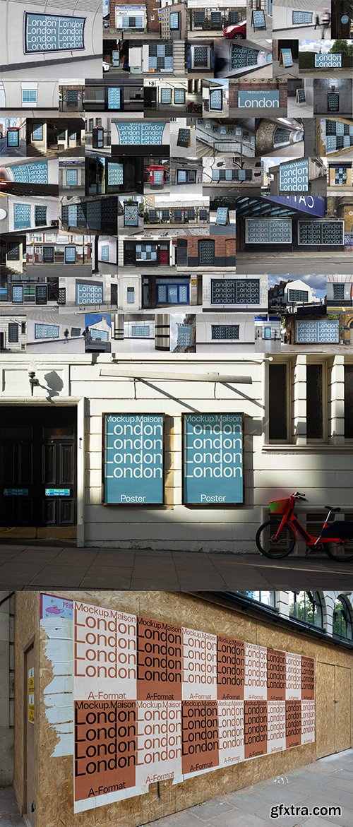 Mockup Maison - London Collection &ndash; 64 Mockups $260