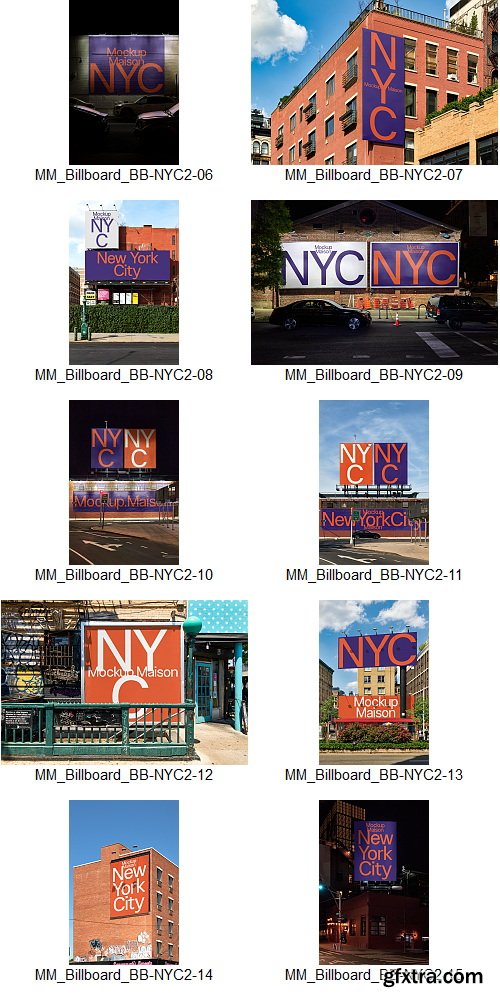 Mockup Maison - New York City 2 Collection &ndash; 50 Mockups $200