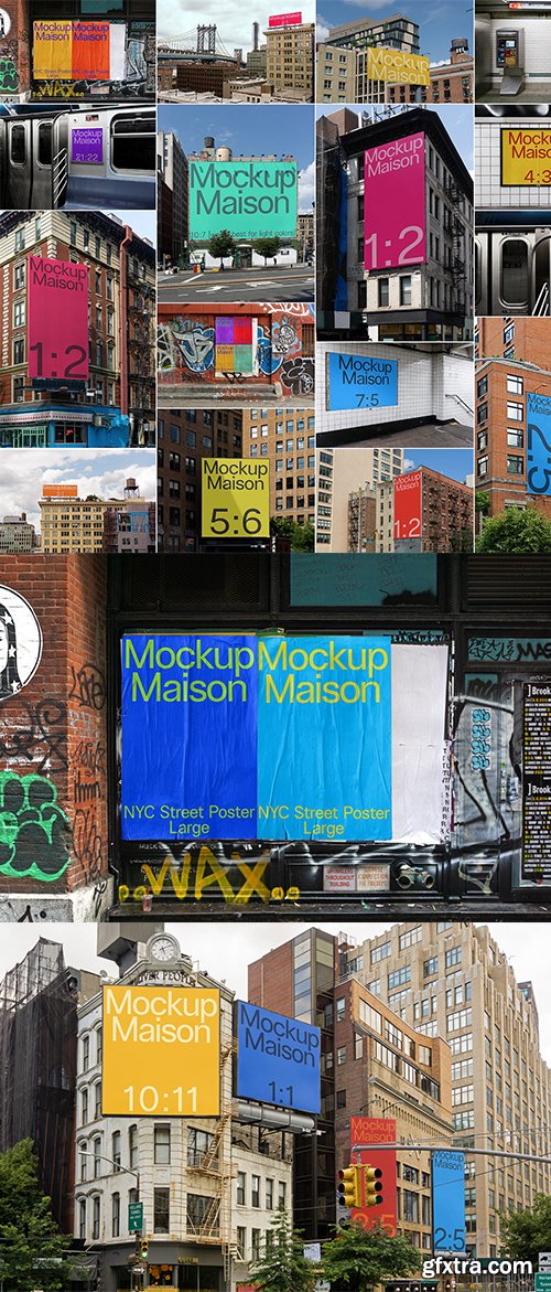 Mockup Maison - New York City Collection &ndash; 22 Mockups $90