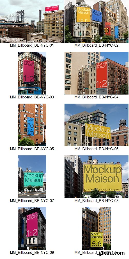 Mockup Maison - New York City Collection &ndash; 22 Mockups $90