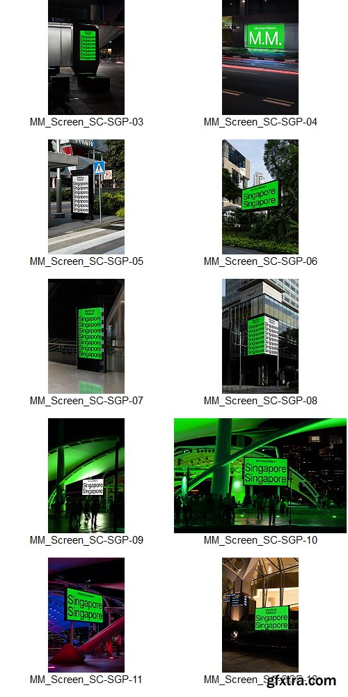 Mockup Maison - Singapore Collection &ndash; 29 Mockups $140