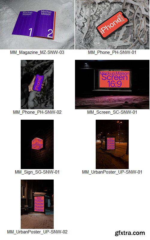 Mockup Maison - Snow Collection – 27 Mockups $110 Mockup Maison - Snow Collection – 27 Mockups $110