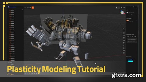 Artstation - Skatetron - Tutorial Full Process(Plasticity)