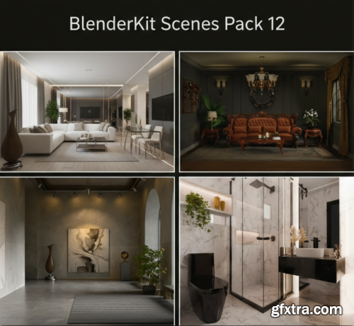 BlenderKit Scenes Pack #12