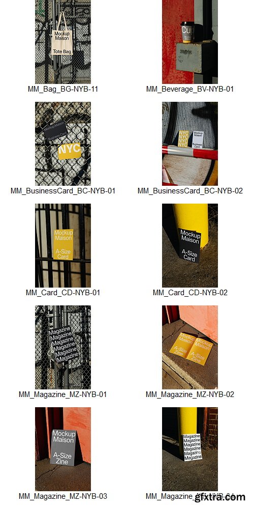 Mockup Maison - New York Basics Collection &ndash; 24 Mockups $110
