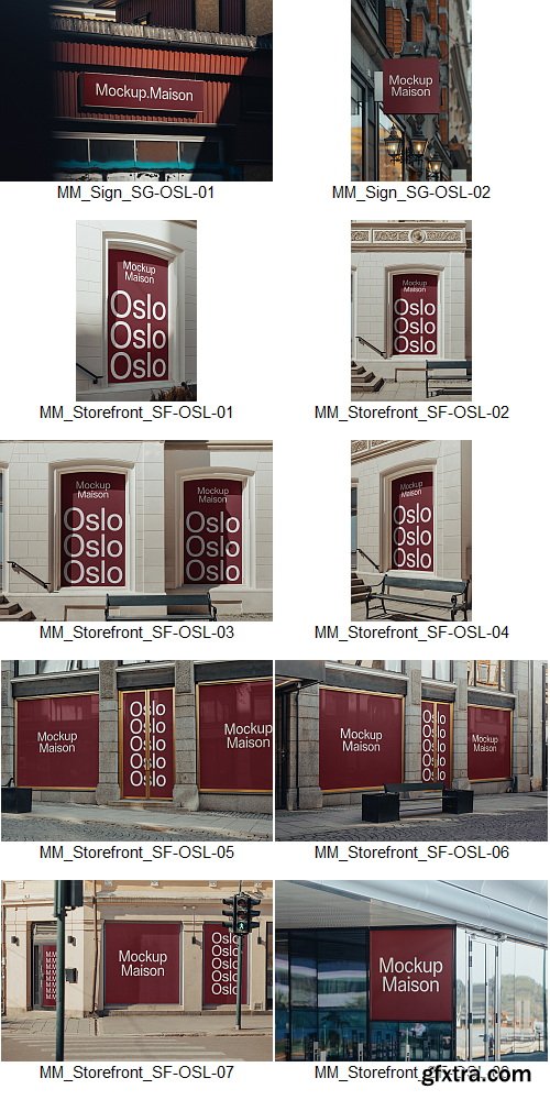 Mockup Maison - Oslo Collection &ndash; 34 Mockups $160