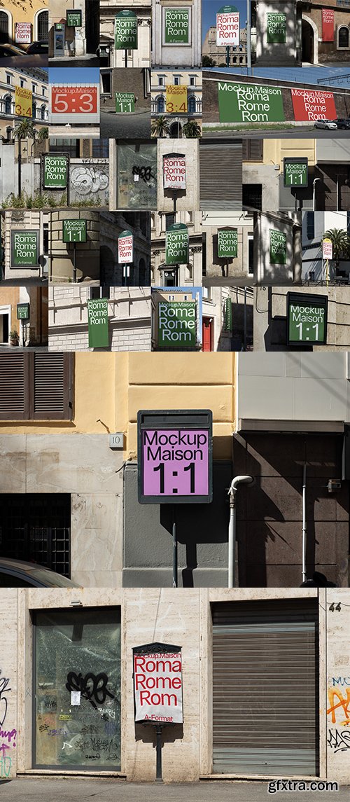 Mockup Maison - Roma Collection &ndash; 27 Mockups $110