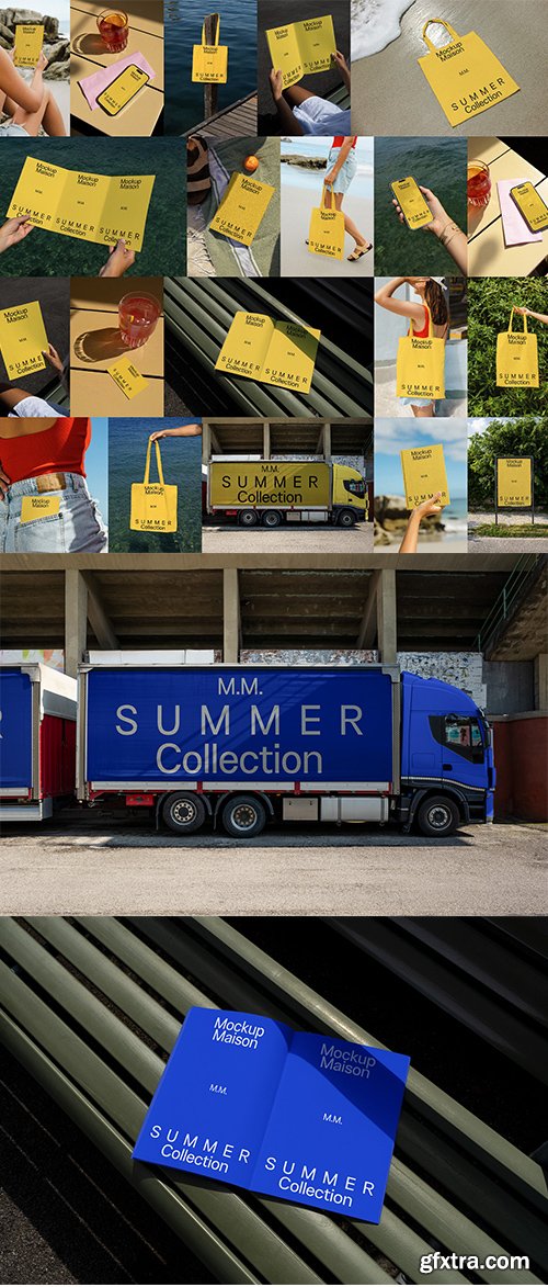 Mockup Maison - Summer Collection &ndash; 31 Mockups $110