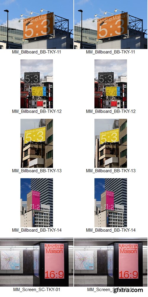 Mockup Maison - Tokyo Collection &ndash; 18 Mockups $80