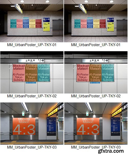 Mockup Maison - Tokyo Collection &ndash; 18 Mockups $80