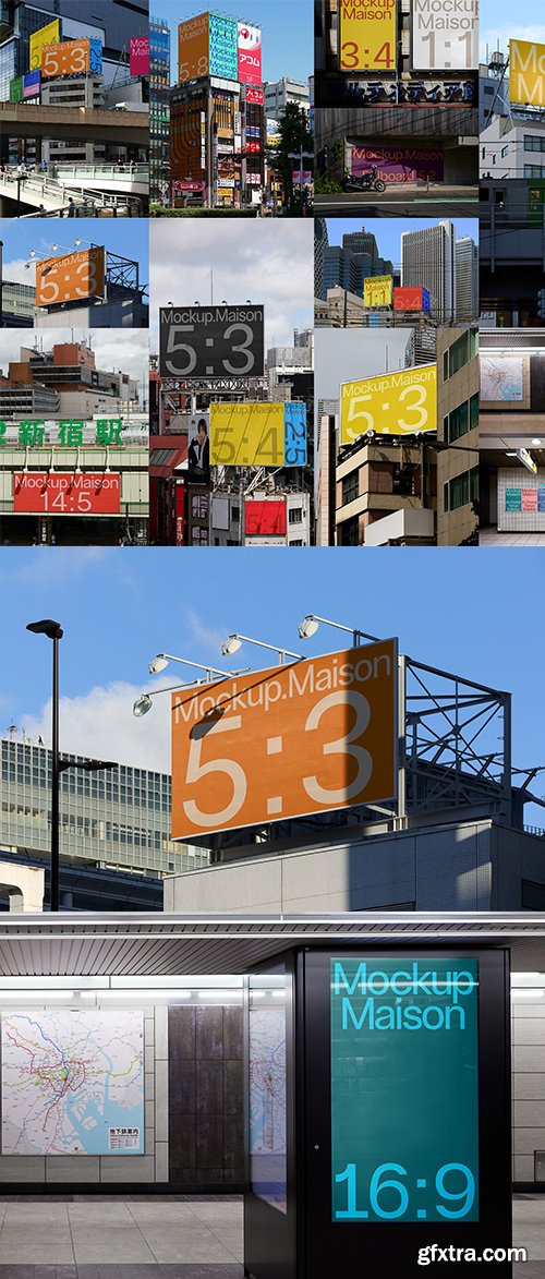 Mockup Maison - Tokyo Collection &ndash; 18 Mockups $80