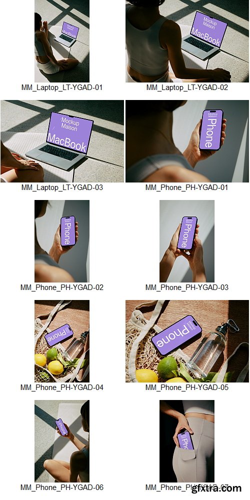 Mockup Maison - Yoga Devices Collection &ndash; 16 Mockups $79