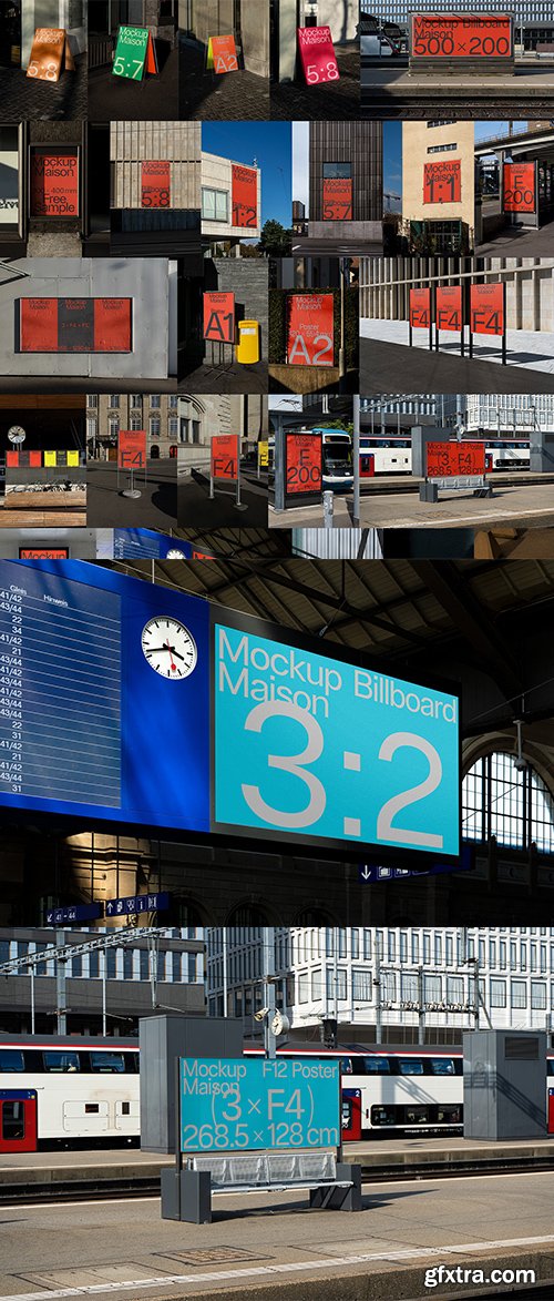 Mockup Maison - Zurich Collection &ndash; 28 Mockups $100
