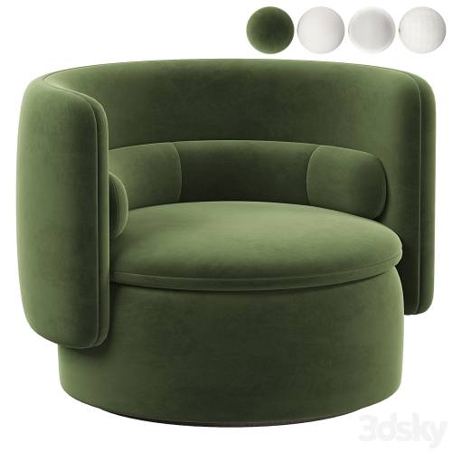 '3dsky Pro - Group armchair with fixed base By SCP' '3dsky Pro - Group armchair with fixed base By SCP'