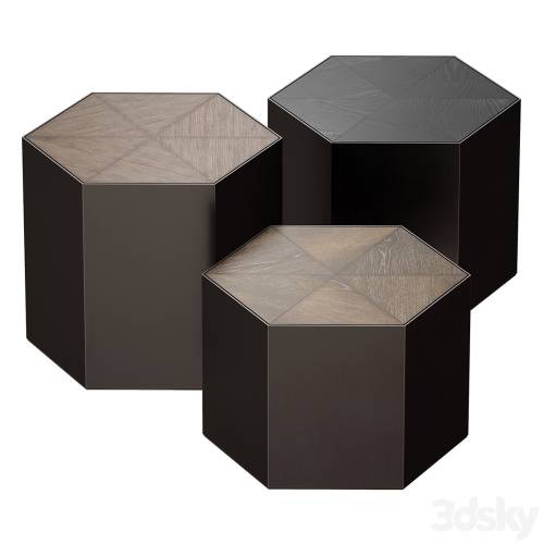 '3dsky Pro - Geo Bunching Table Set (Crate and Barrel)'
