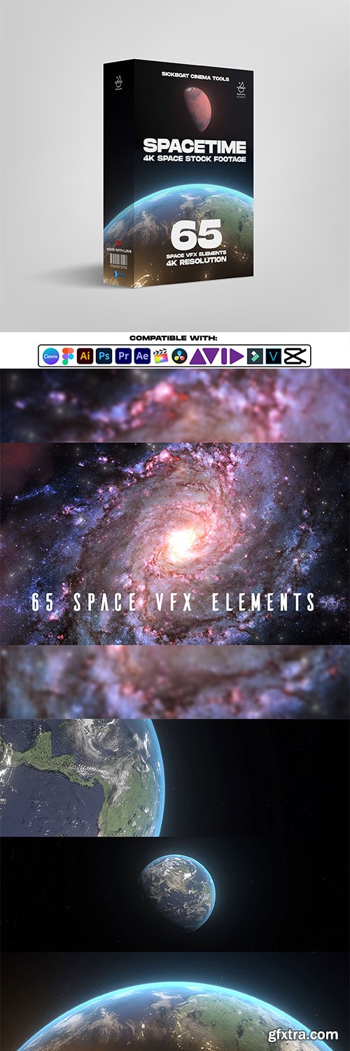 Sickboat - SPACETIME: 4K SPACE STOCK FOOTAGE PACK