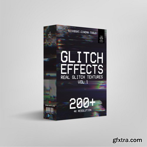 Sickboat - GLITCH EFFECTS: REAL GLITCH TEXTURE OVERLAYS (VOL. 1)