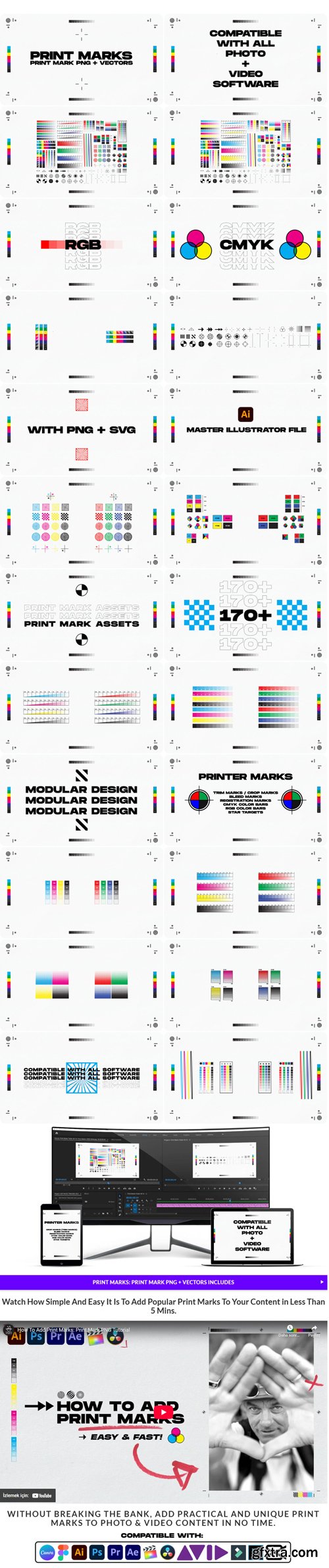 Sickboat - PRINT MARKS: PRINT MARK PNG + VECTORS