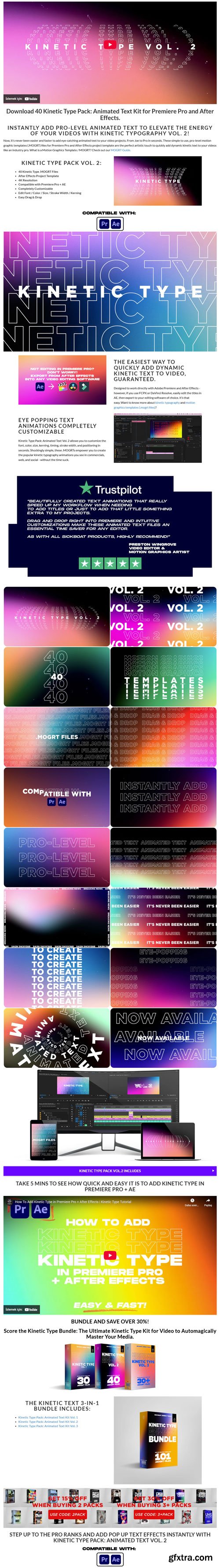 Sickboat - KINETIC TYPE PACK: ANIMATED TEXT KIT VOL. 2 Sickboat - KINETIC TYPE PACK: ANIMATED TEXT KIT VOL. 2