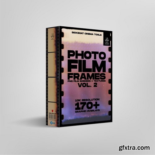 Sickboat - PHOTO FILM FRAMES: 35MM PNG FILM BORDERS VOL. 2 (10K)