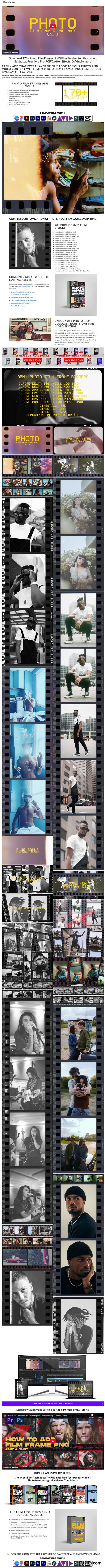 Sickboat - PHOTO FILM FRAMES: 35MM PNG FILM BORDERS VOL. 2 (10K)
