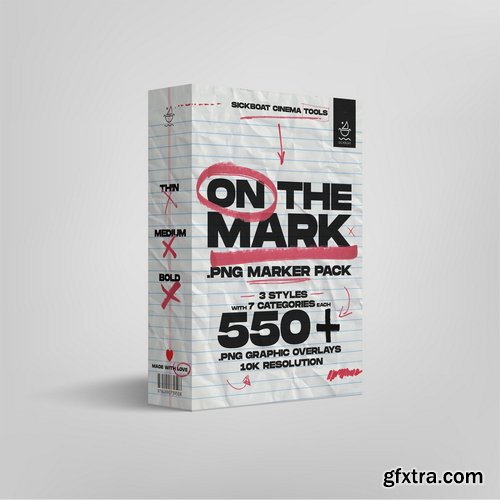 Sickboat - ON THE MARK: PNG MARKER PEN TEXTURE PACK (10K)
