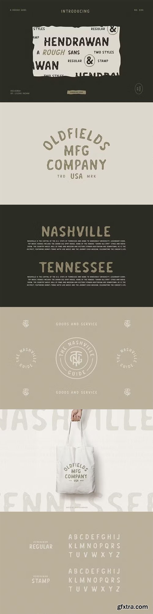 Hendrawan - A Rough Sans Font