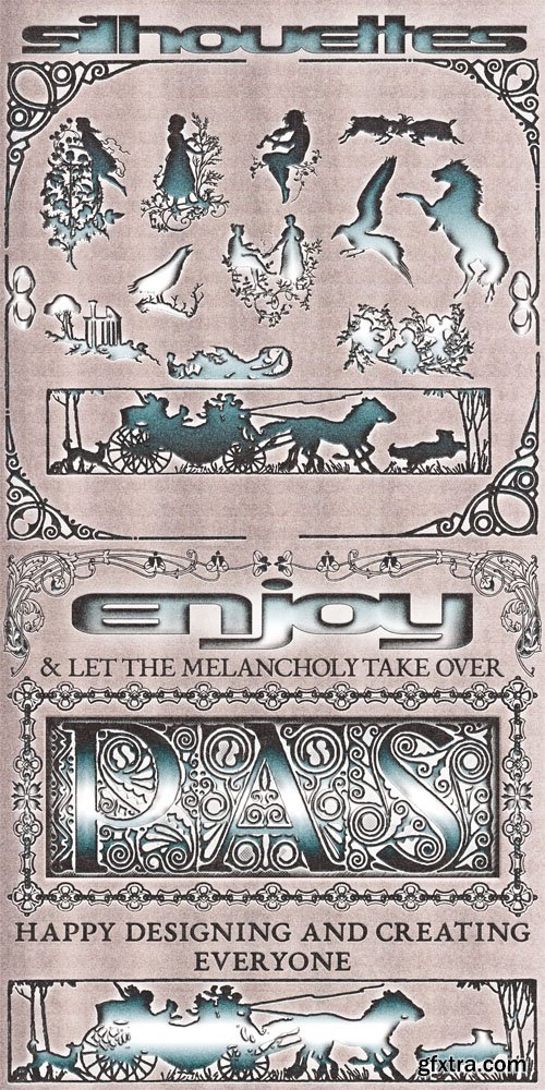 Victorian Ornaments - Collection of 250 Victorian Style Assets