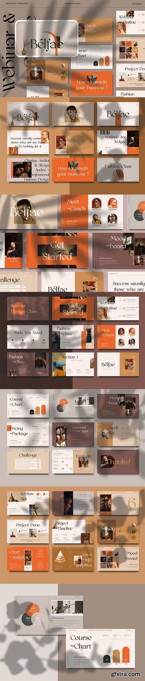 Bélfae - Aesthetic Webinar & Course Keynote Template