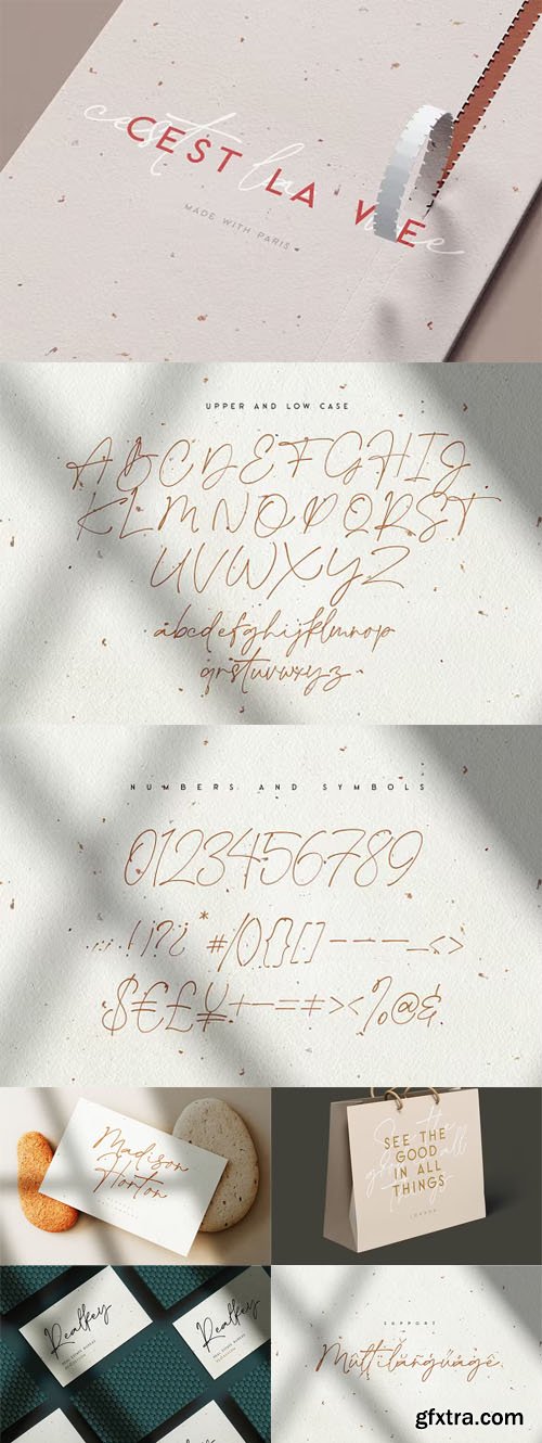 Rafter - Natural Calligraphy Font Duo