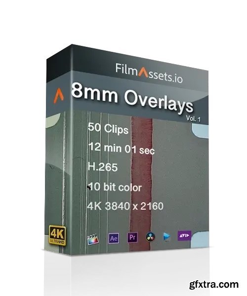 FilmAssets - 8mm Overlays Vol. 1