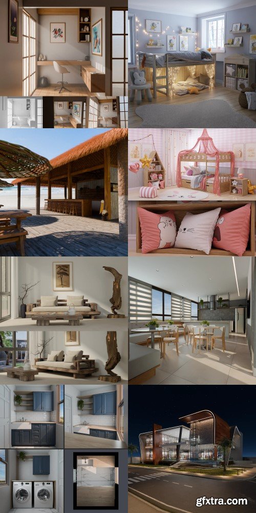 BlenderKit - Scenes Pack #15