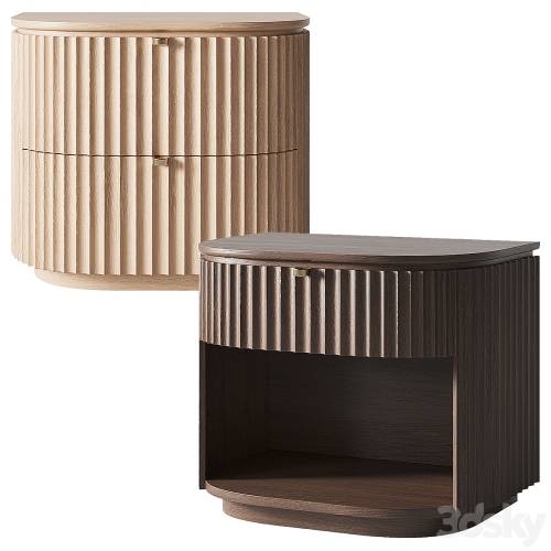 '3dsky Pro - RH Milos Nightstands'