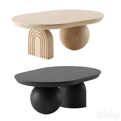 '3dsky Pro - Sonali Oval Coffee Table by Anthropologie'