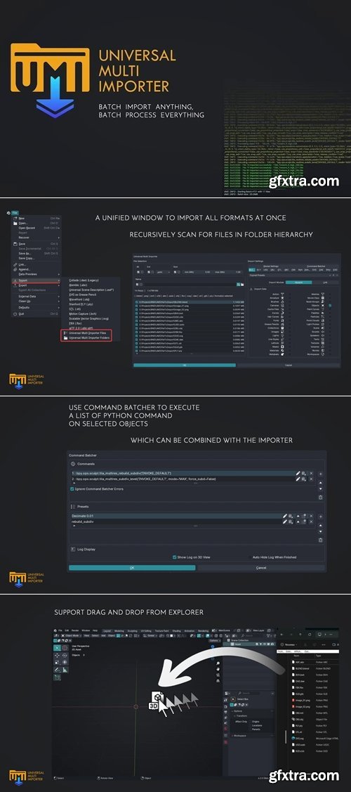 Universal Multi Importer v2.3.3 for Blender