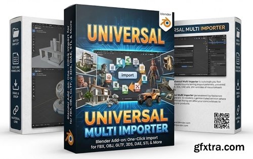 Universal Multi Importer v2.3.3 for Blender