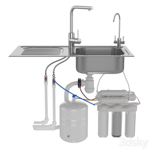 '3dsky Pro - Household reverse osmosis filter'