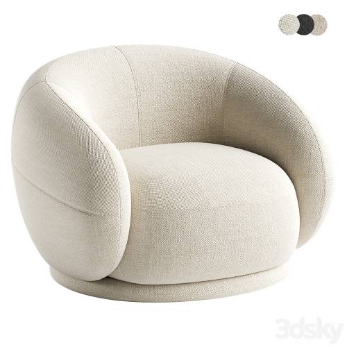 '3dsky Pro - Sicily Occasional Chair in Mohair'