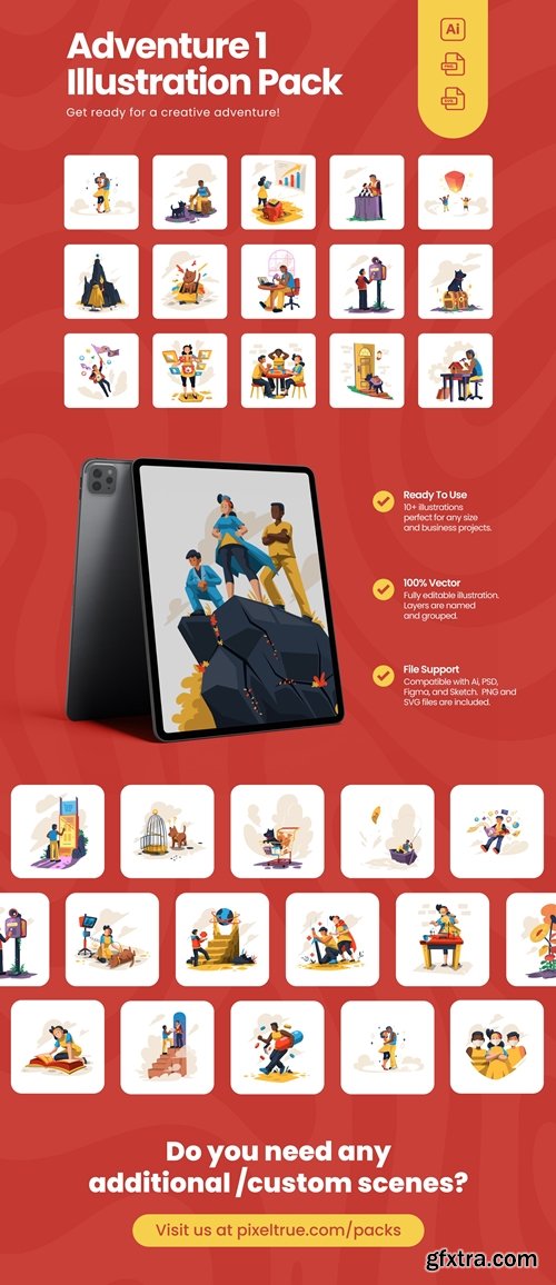 Adventure 1 Illustration Pack