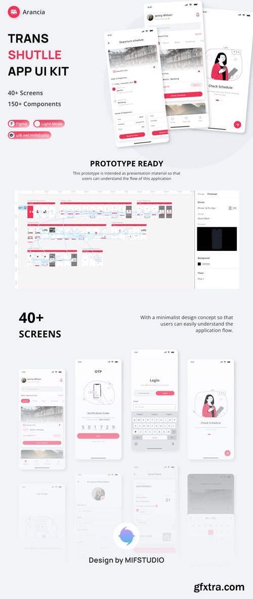 Trans Shuttle App UI Kit