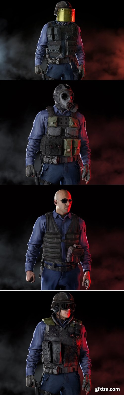 Early 2000s GiGN 3D Blender Collection