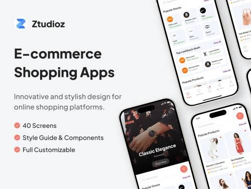 'Diva - Women Online Shop App UI Kit'
