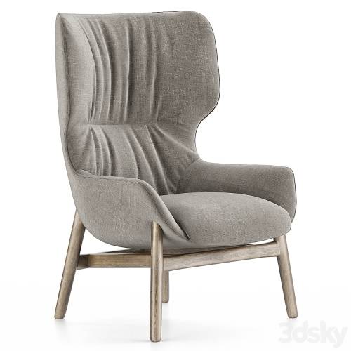 '3dsky Pro - XAYLON armchair By PARLA design'