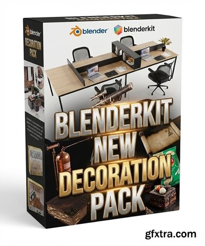 BlenderKit Decoration Pack