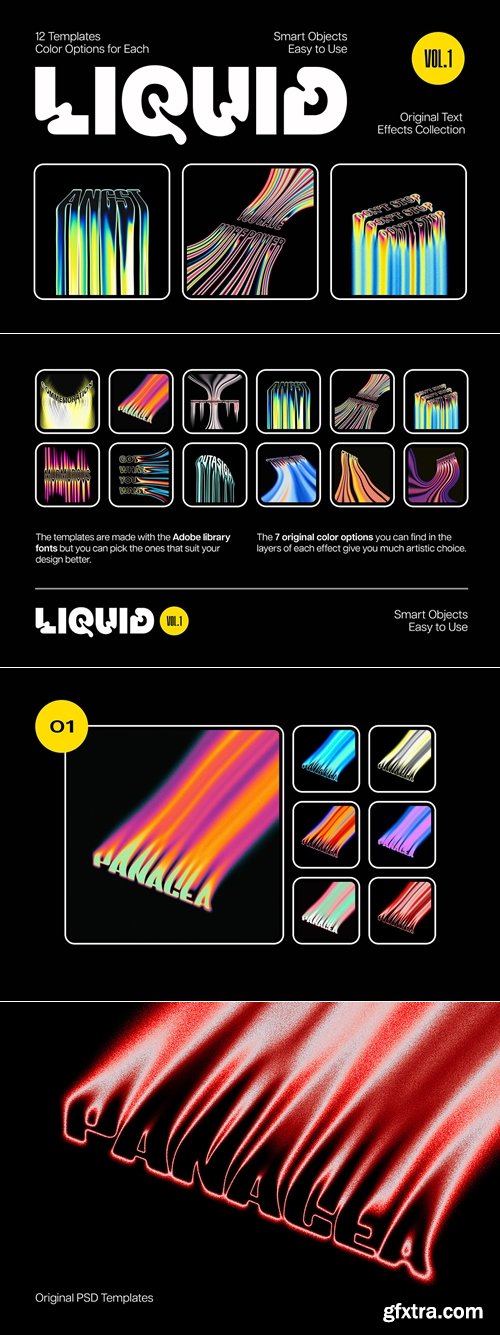 CreativeMarket - Liquid Text Effects Vol.1 16088964