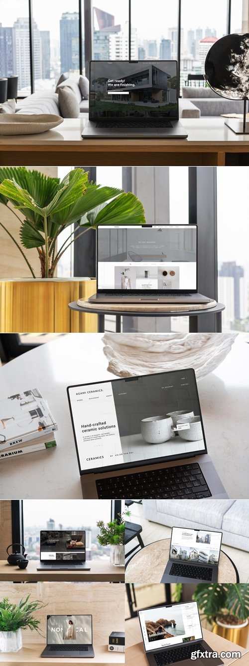 MockupCloud - New MacBook Pro 16 Responsive MockUps