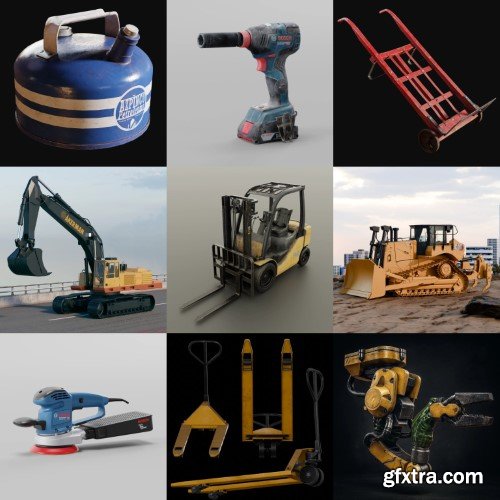 BlenderKit - Industrial Pack