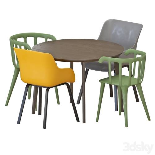 '3dsky Pro - IKEA LISABO Table And Chairs set 2' '3dsky Pro - IKEA LISABO Table And Chairs set 2'