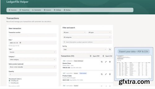 LedgerFile Helper 1.0.1.0